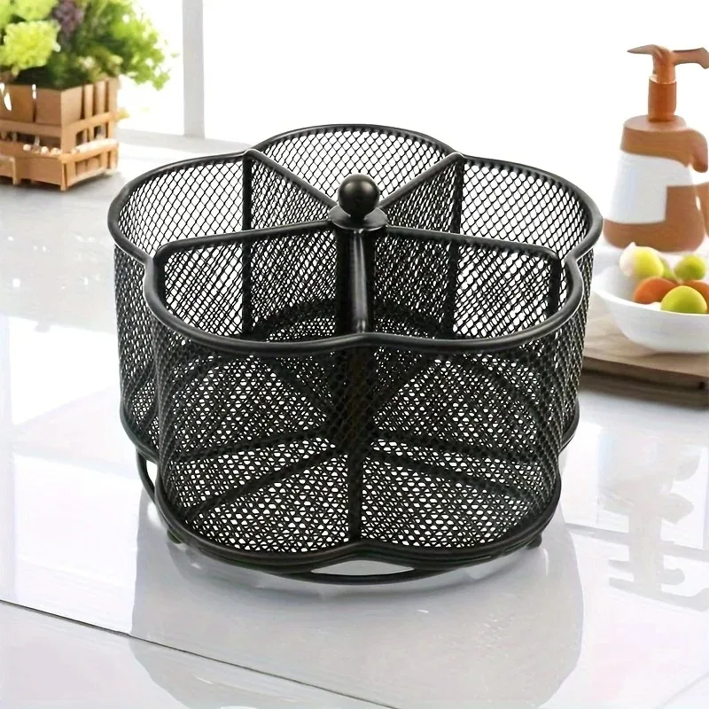 1 Metal Kitchen Cutlery Holder,Rotating Cutlery Holder, with 5 Compartments for Cutlery Organization, Rotatable Cutlery Holder
1 Metal Kitchen Cutlery Holder,Rotating Cutlery Holder, with 5 Compartments for Cutlery Organization, Rotatable Cutlery Holder