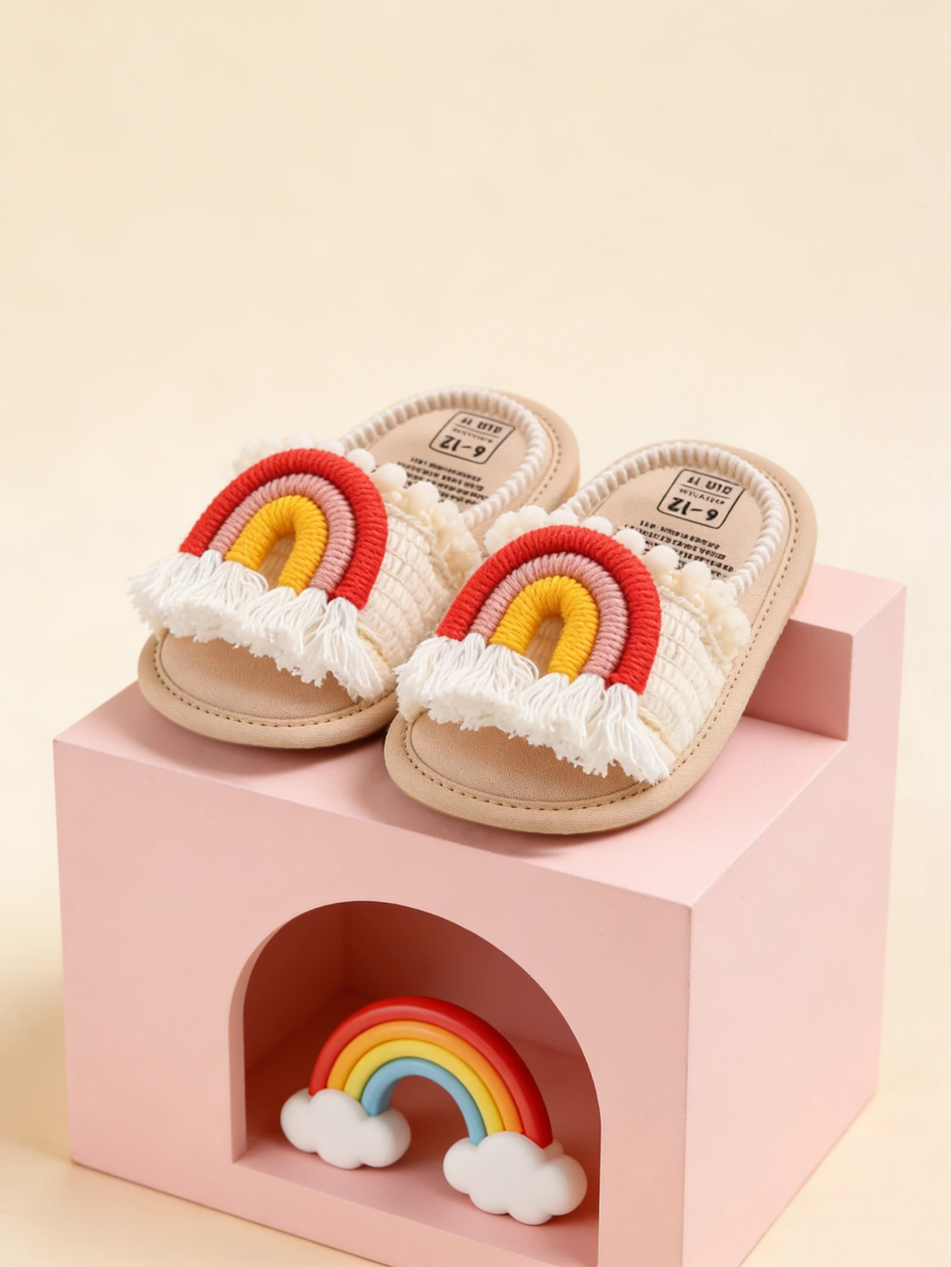 Rainbow baby elastic band walking shoes with soft soles breathable and non slip suitable for daily wear series
Rainbow baby elastic band walking shoes with soft soles breathable and non slip suitable for daily wear series