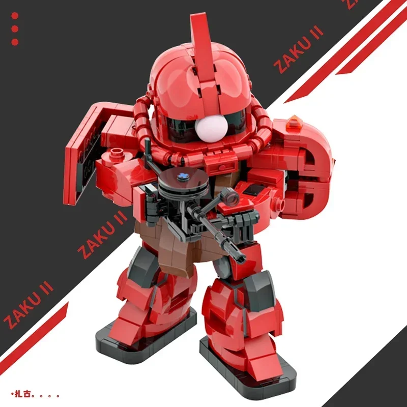 Ekbrick, аниме модель ZAKU II MOC, строительные блоки, фигурка из фильма, миниатюрная фигурка для детей и взрослых, подарки на день рождения, игрушки
Ekbrick, аниме модель ZAKU II MOC, строительные блоки, фигурка из фильма, миниатюрная фигурка для детей и взрослых, подарки на день рождения, игрушки