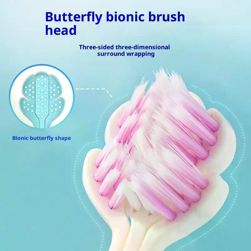 2Pcs Stereo Three-Sided Toothbrush Ultra Fine Soft Hair Adult Toothbrush Deep Cleaning Detail Gaps Cleaning Health Oral Care
2Pcs Stereo Three-Sided Toothbrush Ultra Fine Soft Hair Adult Toothbrush Deep Cleaning Detail Gaps Cleaning Health Oral Care