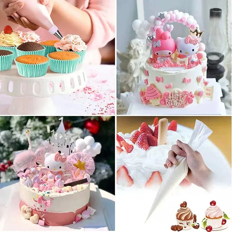 200Pcs Disposable Cream Pastry Bags Cake Piping Bag Decorating Tool Cupcake Piping Kitchen Baking Accessories
200Pcs Disposable Cream Pastry Bags Cake Piping Bag Decorating Tool Cupcake Piping Kitchen Baking Accessories