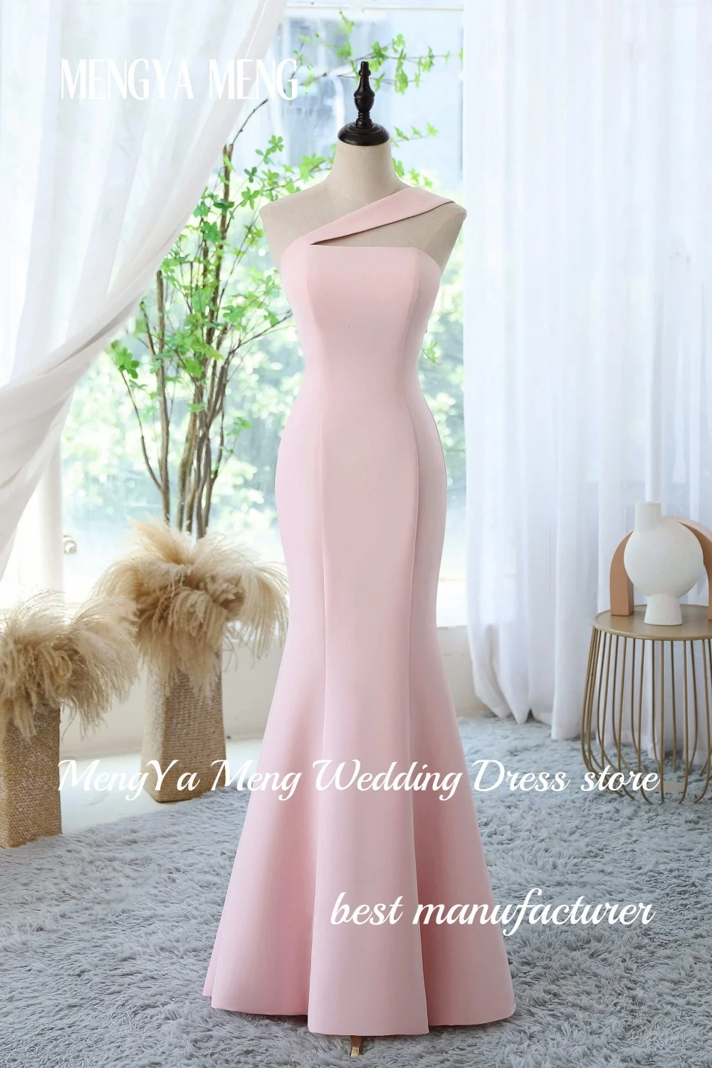 Customized Elegant Simple Evening Dresses One Shoulder Mermaid Long Prom Gowns Elastic Satin Plain Women Party Formal Dress
Customized Elegant Simple Evening Dresses One Shoulder Mermaid Long Prom Gowns Elastic Satin Plain Women Party Formal Dress
