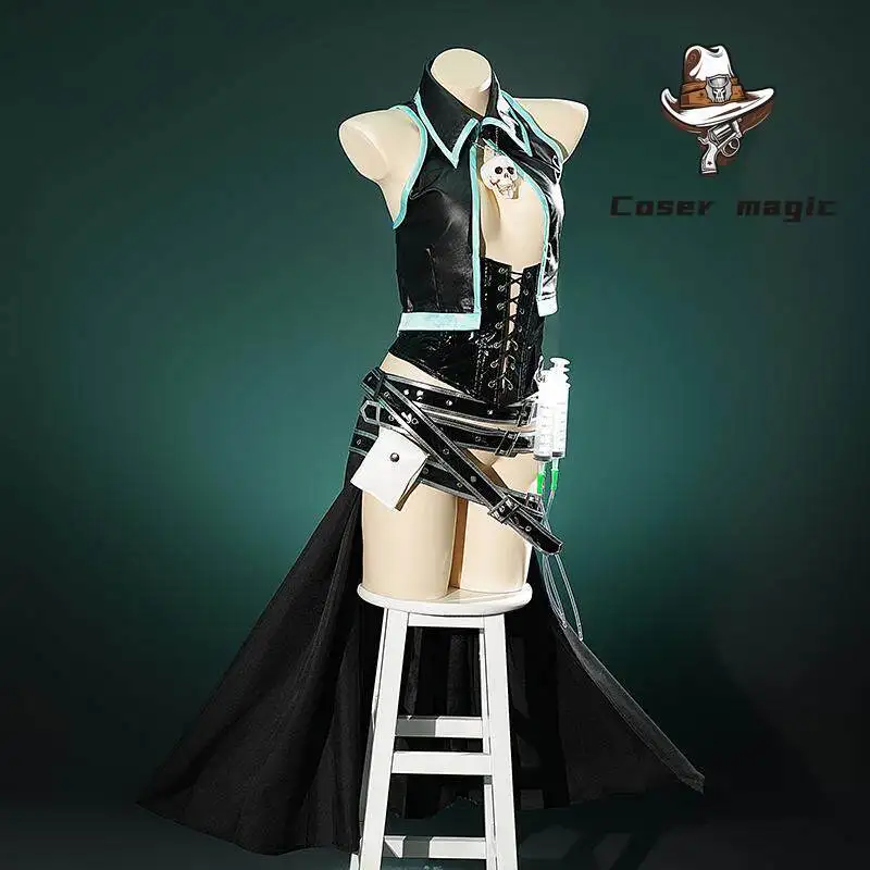Shiie calcium Prisoners and Paper Planes Cosplay Costume Halloween Carnival Men Women Sexy Leather Top Waist Skirt Uniform
Shiie calcium Prisoners and Paper Planes Cosplay Costume Halloween Carnival Men Women Sexy Leather Top Waist Skirt Uniform