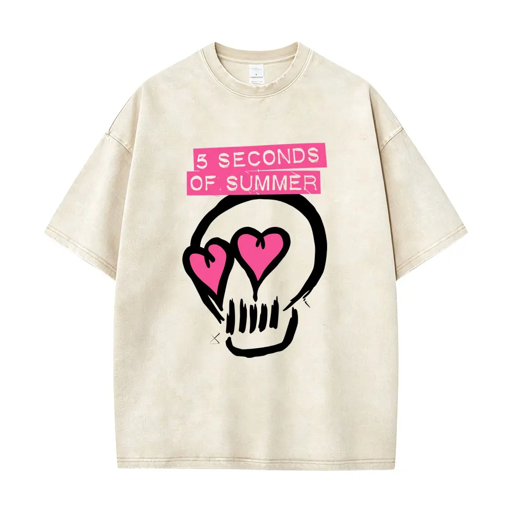 Washed Vintage 5 Seconds of Summer Skeleton Graphic T-shirt Everyone's A Star T-shirts Men's Women Fashion Punk Rock T Shirts
Washed Vintage 5 Seconds of Summer Skeleton Graphic T-shirt Everyone's A Star T-shirts Men's Women Fashion Punk Rock T Shirts