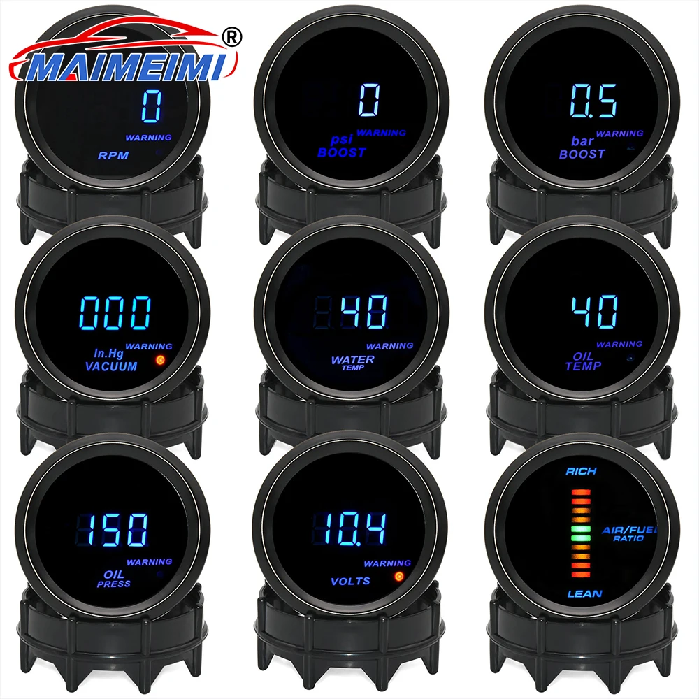 12V Water/Oil Temp Gauge Oil Press Gauge Tachometer Turbo Boost Gauge PSI/BAR Voltmeter Car Digital Gauge
12V Water/Oil Temp Gauge Oil Press Gauge Tachometer Turbo Boost Gauge PSI/BAR Voltmeter Car Digital Gauge