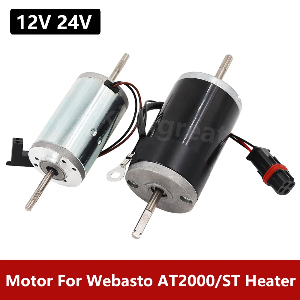 Diesel Parking Heater Blower Fan Parts 12V 24V Single Motor with Good Bearing Fit for Webasto Air Top 2000/ST Heater
Diesel Parking Heater Blower Fan Parts 12V 24V Single Motor with Good Bearing Fit for Webasto Air Top 2000/ST Heater