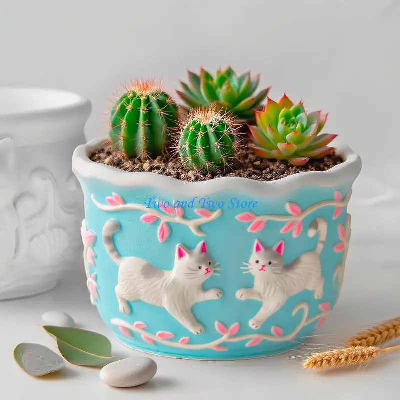 HX6F Flexible Craft Tool Crafting Moulds Perfect for Resin Planter Decorative Project
HX6F Flexible Craft Tool Crafting Moulds Perfect for Resin Planter Decorative Project