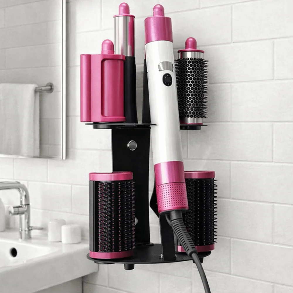 No Drill Curling Iron Storage Holder Wall Mounted/Desktop Space Saving Curling Iron Stand Non-slip Hair Dryer Stand
No Drill Curling Iron Storage Holder Wall Mounted/Desktop Space Saving Curling Iron Stand Non-slip Hair Dryer Stand