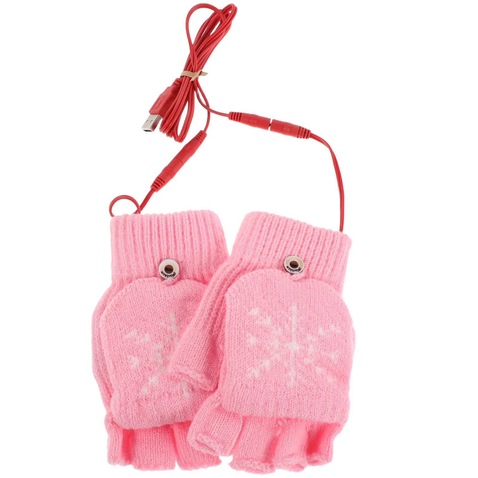 1Pair USB Electric Heated Gloves Rechargeable Hand Warming Flip Cover Fingerless Mittens Women Driving Typing Gray
1Pair USB Electric Heated Gloves Rechargeable Hand Warming Flip Cover Fingerless Mittens Women Driving Typing Gray