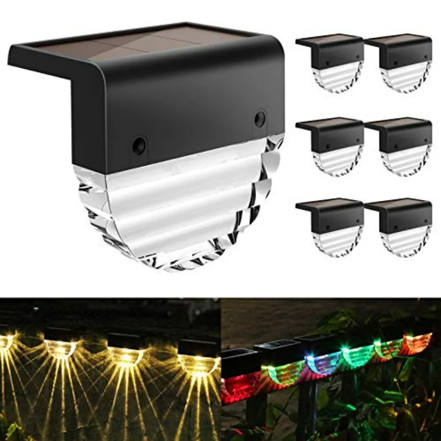 Solar Deck Lights, 6 Pack Waterproof LED Solar Step Light Outdoor, Fence Lights Solar Powered for Outside, Garden, Patio, Stair
Solar Deck Lights, 6 Pack Waterproof LED Solar Step Light Outdoor, Fence Lights Solar Powered for Outside, Garden, Patio, Stair