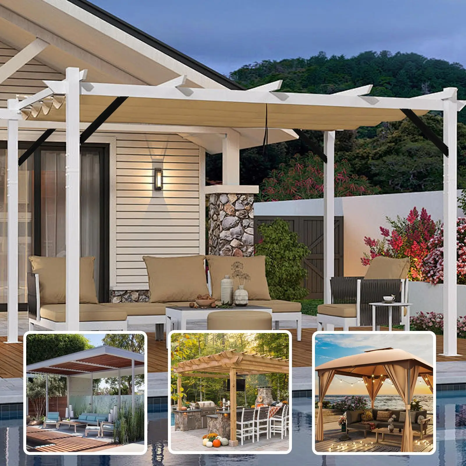 Комплект кронштейнов для перголи, 45 градусов, 2 шт., кронштейн для перголи, уличная подставка для укрытия для настенного углового шкафа, изголовье стекла, гаража
Комплект кронштейнов для перголи, 45 градусов, 2 шт., кронштейн для перголи, уличная подставка для укрытия для настенного углового шкафа, изголовье стекла, гаража