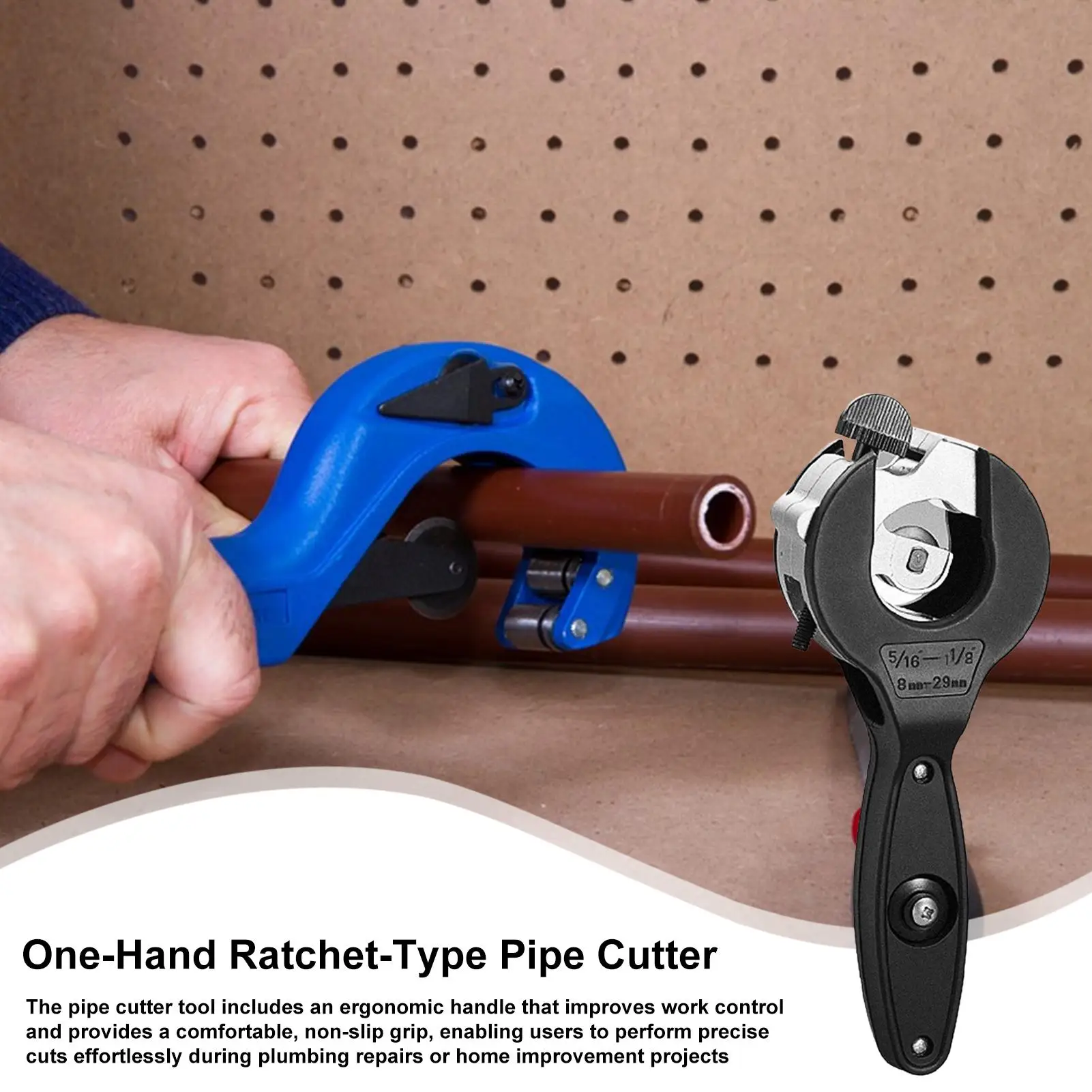 Инструмент для резки труб, компактный труборез с храповым механизмом, быстрые сантехнические режущие инструменты для обустройства дома, машина для ремонта дома
Инструмент для резки труб, компактный труборез с храповым механизмом, быстрые сантехнические режущие инструменты для обустройства дома, машина для ремонта дома