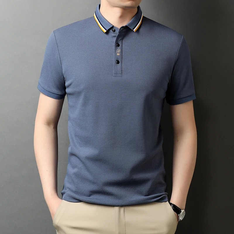 2022 Summer 100% Cotton Golf Men's Polo Shirts Luxury Short Sleeve Embroidery Smart Casual Male T-shirts Korea Man Tees 3XL
2022 Summer 100% Cotton Golf Men's Polo Shirts Luxury Short Sleeve Embroidery Smart Casual Male T-shirts Korea Man Tees 3XL
