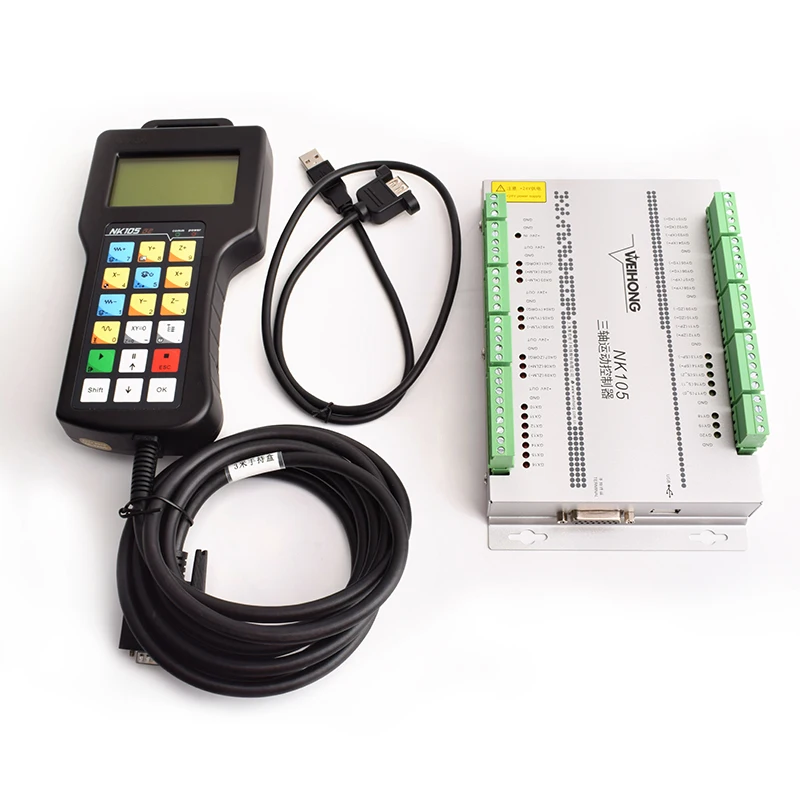 Original NK105 G2 Handle DSP Controller Engraving Machine Motion Control System 3 Axis Cnc Controller
Original NK105 G2 Handle DSP Controller Engraving Machine Motion Control System 3 Axis Cnc Controller