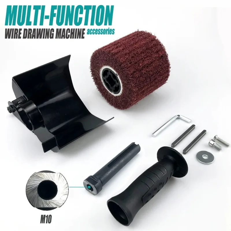 Drawing wheel M10M14, polishing machine accessory, multifunctional angle grinder polishing accessory, sturdy and durable
Drawing wheel M10M14, polishing machine accessory, multifunctional angle grinder polishing accessory, sturdy and durable