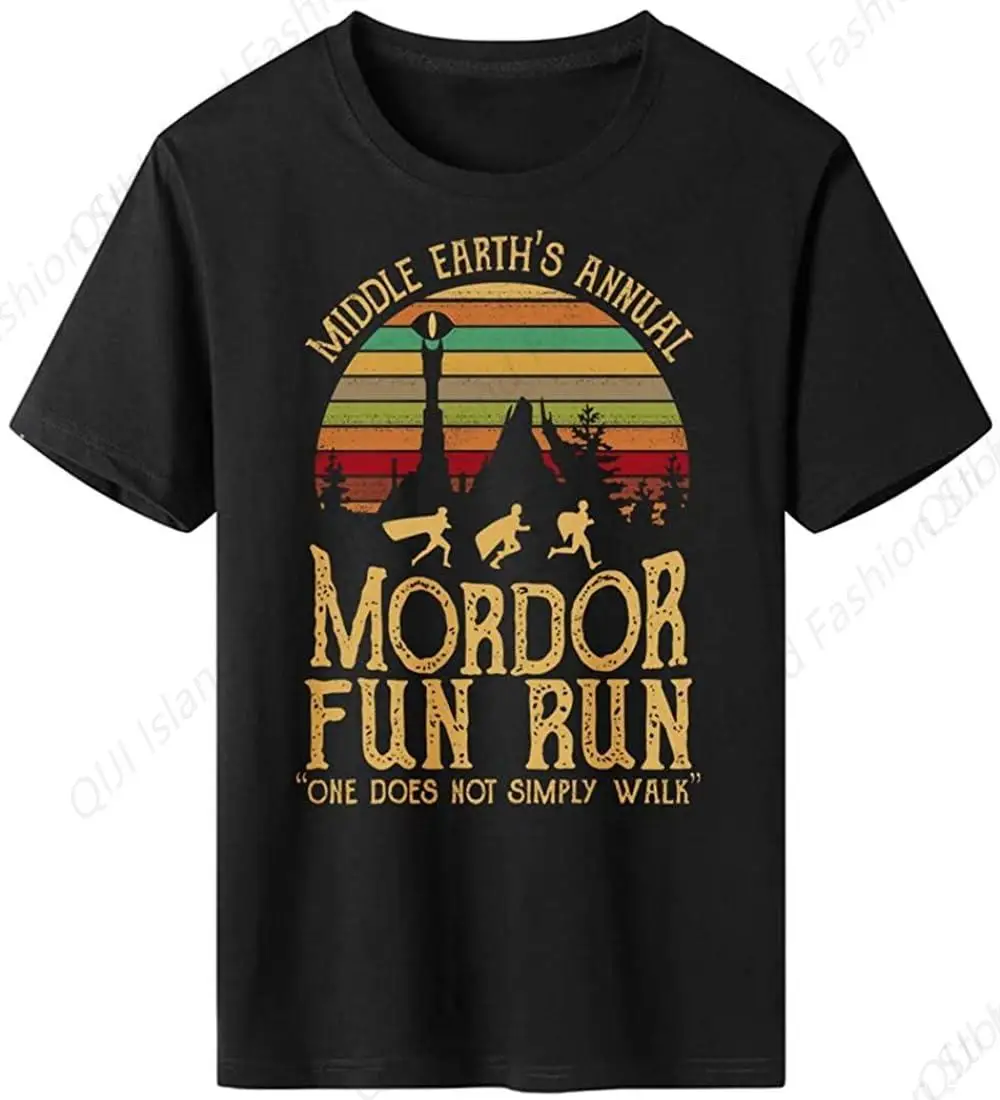 Middle Earth'S Annual Mordor Fun Run One Does Not Simply Walk T-Shirt Black
Middle Earth'S Annual Mordor Fun Run One Does Not Simply Walk T-Shirt Black