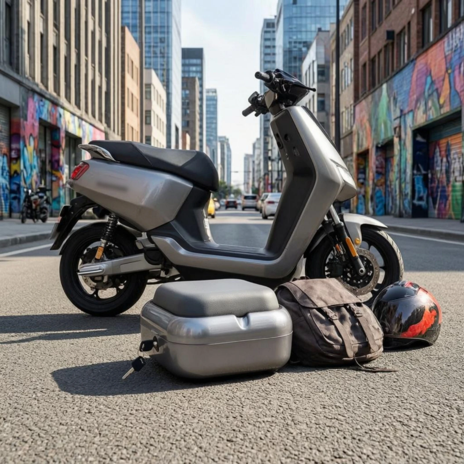 Lockable Scooter Trunk Hard-Shell Padded Seat Storage Box
Lockable Scooter Trunk Hard-Shell Padded Seat Storage Box