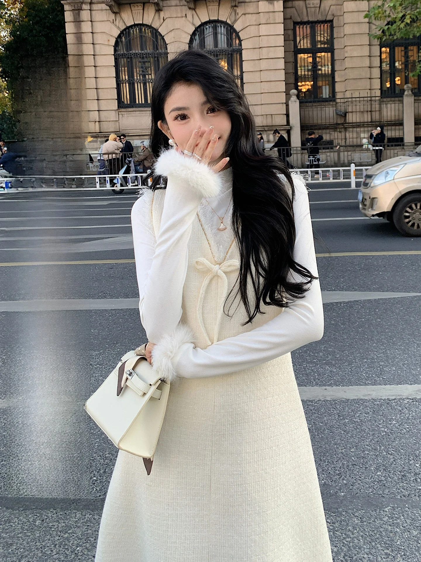 AMNANA White Long Sve Knitted Top Women's round Ne Base Layer irt Ele Small Fraance Sle Chinese Faion
AMNANA White Long Sve Knitted Top Women's round Ne Base Layer irt Ele Small Fraance Sle Chinese Faion