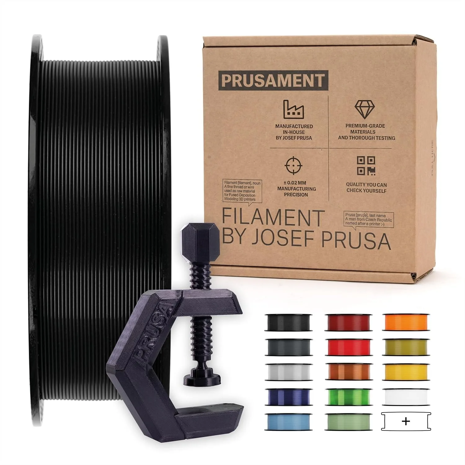 PETG 3D Printer Filament 1.75mm, High Precision ±0.02mm, Low Stringing, Strong Layer Bond, No Tangling, for Functional Prints