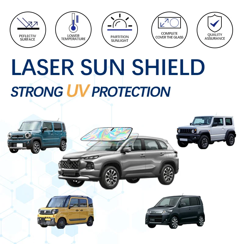 For Suzuki Jimny S-Cross Hustler Windshield Sun Shade Sunshade Sun Visor Protector Foldable Blocks UV Rays Laser Sun Protector
For Suzuki Jimny S-Cross Hustler Windshield Sun Shade Sunshade Sun Visor Protector Foldable Blocks UV Rays Laser Sun Protector