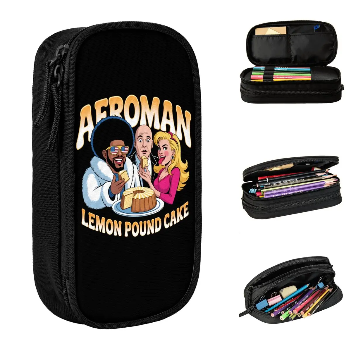 Afroman Lemon Pound Cake Meme Rap Pencil Cases Cute Pen Bag Student Large Storage Students School Cosmetic Pencilcases
Afroman Lemon Pound Cake Meme Rap Pencil Cases Cute Pen Bag Student Large Storage Students School Cosmetic Pencilcases