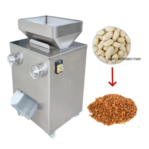 200kg/h Automatic Peanut Cutting Almond Nut Chopping Machine/nut Chopper/nut Grinder/pulverizer Peanut Peeling Machine
200kg/h Automatic Peanut Cutting Almond Nut Chopping Machine/nut Chopper/nut Grinder/pulverizer Peanut Peeling Machine