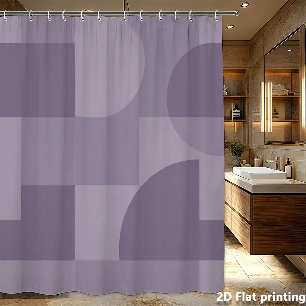 Waterproof Modern Geometric Print Purple Gray Abstract Shower Curtain Liner for Bathroom Decor Master Bath 180x200cm
Waterproof Modern Geometric Print Purple Gray Abstract Shower Curtain Liner for Bathroom Decor Master Bath 180x200cm