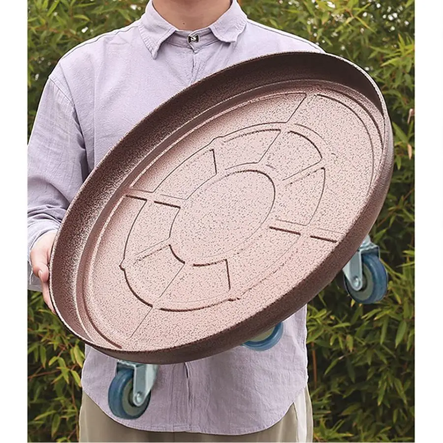 20 Round Plant Stand with Lockable Wheels, 480lb Heavy Duty for Indoor Outdoor, Large Rolling Dolly Planter Caddy on Casters to
20 Round Plant Stand with Lockable Wheels, 480lb Heavy Duty for Indoor Outdoor, Large Rolling Dolly Planter Caddy on Casters to