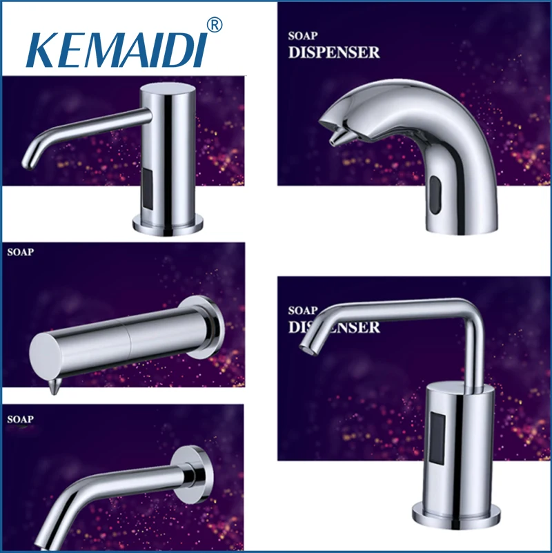 KEMAIDI Solid Brass Automatic Soap Dispenser Touchless Sensor Hand Sanitizer Shampoo Detergent Dispenser Wall Mount Chrome
KEMAIDI Solid Brass Automatic Soap Dispenser Touchless Sensor Hand Sanitizer Shampoo Detergent Dispenser Wall Mount Chrome