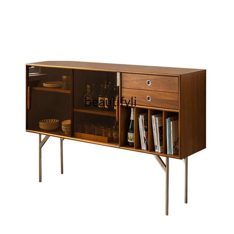 Customized Mid-Ancient Dining Cabinet Simple Living Room Side Cabinet Retro Tea Cabinet Nordic Hallway Solid Wood Wine Storage
Customized Mid-Ancient Dining Cabinet Simple Living Room Side Cabinet Retro Tea Cabinet Nordic Hallway Solid Wood Wine Storage