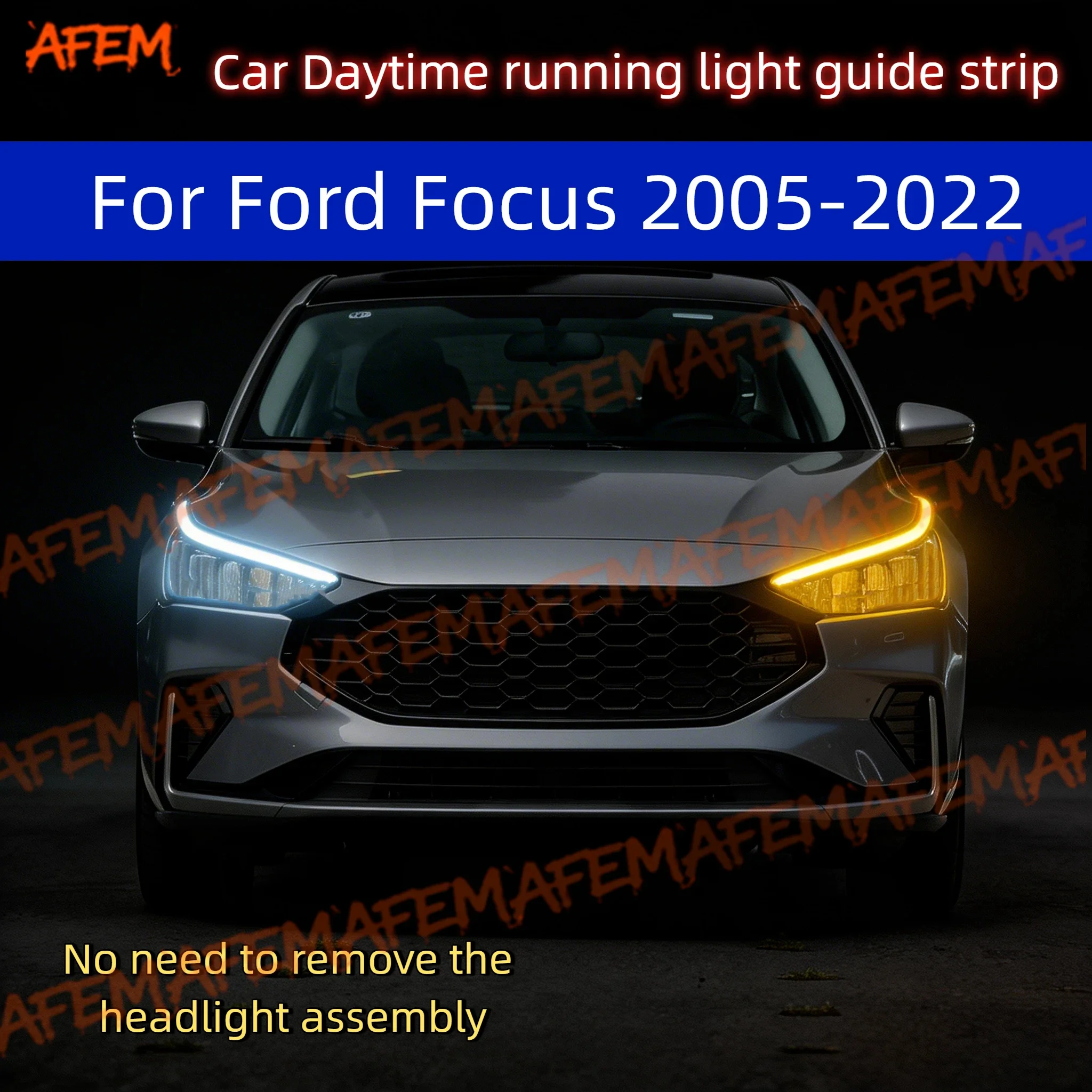 Daytime Running Light Guide Strip For Ford Focus 2005-2022 Auto LED DRL Daytime Running light Flexible Decorative Ambient Lamp
Daytime Running Light Guide Strip For Ford Focus 2005-2022 Auto LED DRL Daytime Running light Flexible Decorative Ambient Lamp