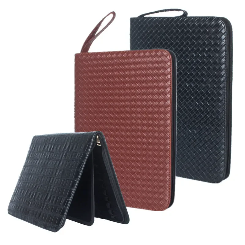 48 Pens Case Luxury Black Leather Pencil Case/Bag For Roller Ball Pen / Fountain Pen /Ballpoint Pen Binder Stationery
48 Pens Case Luxury Black Leather Pencil Case/Bag For Roller Ball Pen / Fountain Pen /Ballpoint Pen Binder Stationery