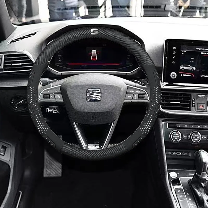 Car Steering Wheel Cover Accessories For Seat FR Leon MK2 MK3 Ibiza Alhbambra Arona Arosa Ateca Cordobe Exeo Tarraco Toledo Mii
Car Steering Wheel Cover Accessories For Seat FR Leon MK2 MK3 Ibiza Alhbambra Arona Arosa Ateca Cordobe Exeo Tarraco Toledo Mii