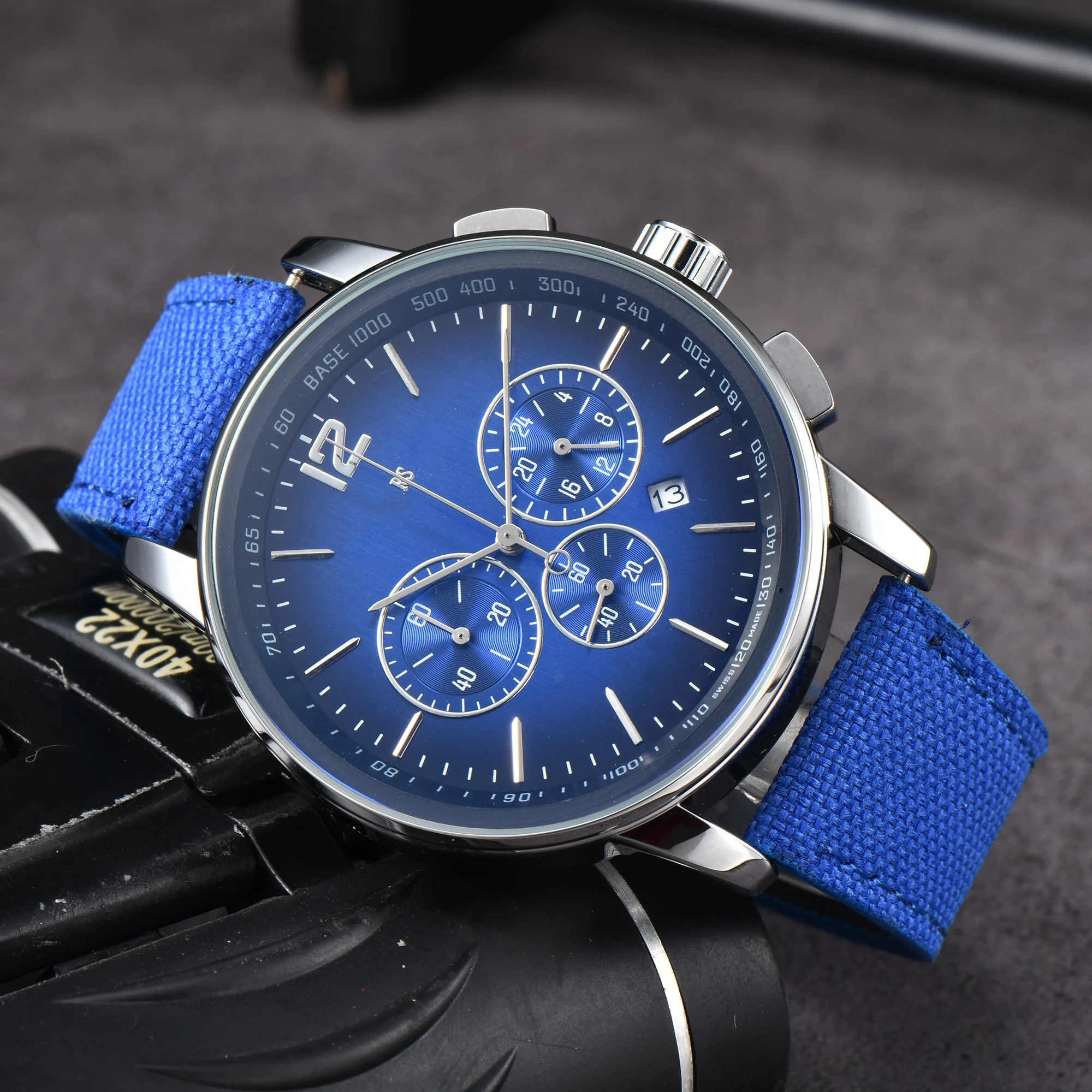 Men's Business Casual Watch, Nylon Canvas Band, Stainless Steel Case, Quartz Movement, Date Function, Waterproof Daily Timepiece ound Dial with Tachymeter Scale, Date Window, Casual Business Wristwatch
Men's Business Casual Watch, Nylon Canvas Band, Stainless Steel Case, Quartz Movement, Date Function, Waterproof Daily Timepiece ound Dial with Tachymeter Scale, Date Window, Casual Business Wristwatch