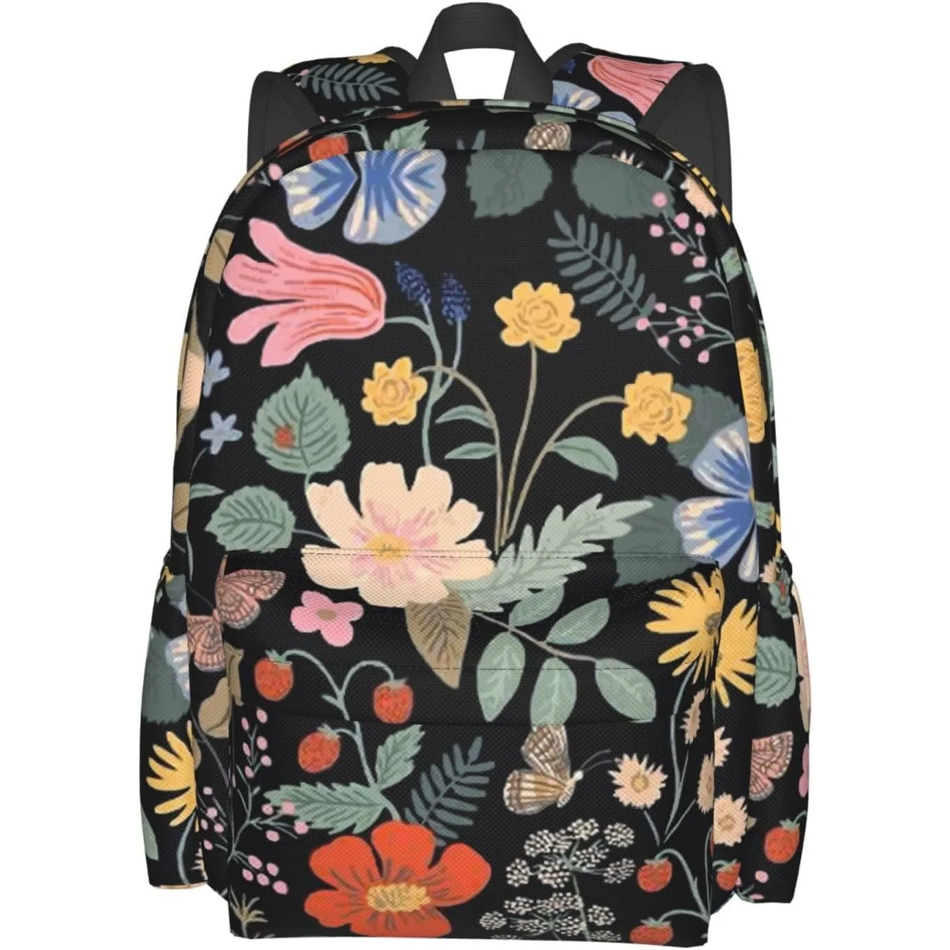 Flowers And Strawberries Stylish Backpack With Adjustable Padded Shoulder Straps Daypacks For College Travel laptop backpack
Flowers And Strawberries Stylish Backpack With Adjustable Padded Shoulder Straps Daypacks For College Travel laptop backpack