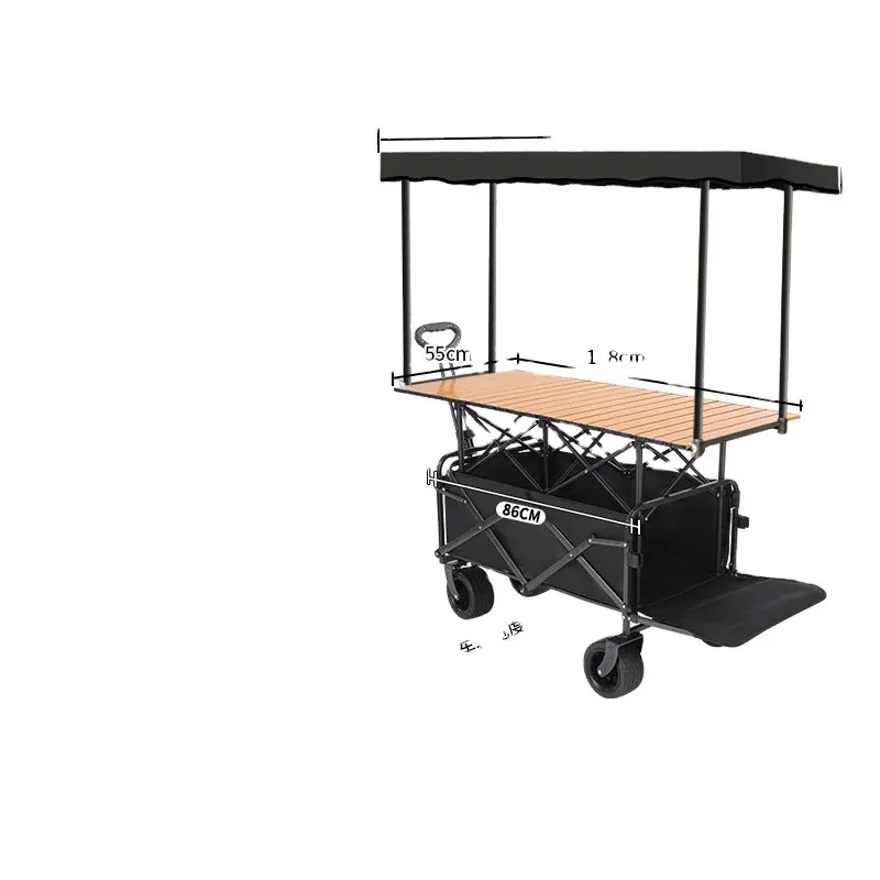 Portable Food Stall Hawker Foldable with Folding Table Mobile Shop with Sunshade Camping Folding Wagon
Portable Food Stall Hawker Foldable with Folding Table Mobile Shop with Sunshade Camping Folding Wagon
