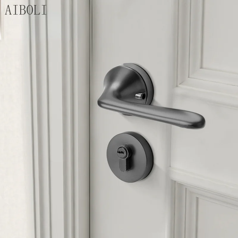 Black Simple Split Lock Zinc Alloy Indoor Bedroom Room Mechanical Door Lock Handle Lock Magnetic Silent Door Lock
Black Simple Split Lock Zinc Alloy Indoor Bedroom Room Mechanical Door Lock Handle Lock Magnetic Silent Door Lock