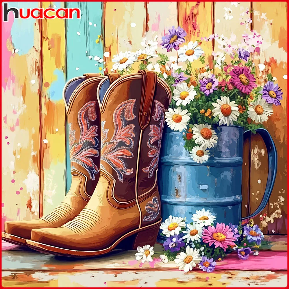Huacan Shoes Diamond Painting 5D DIY Mosaic Flower Art Craft For Beginners Picture Of Rhinestones
Huacan Shoes Diamond Painting 5D DIY Mosaic Flower Art Craft For Beginners Picture Of Rhinestones