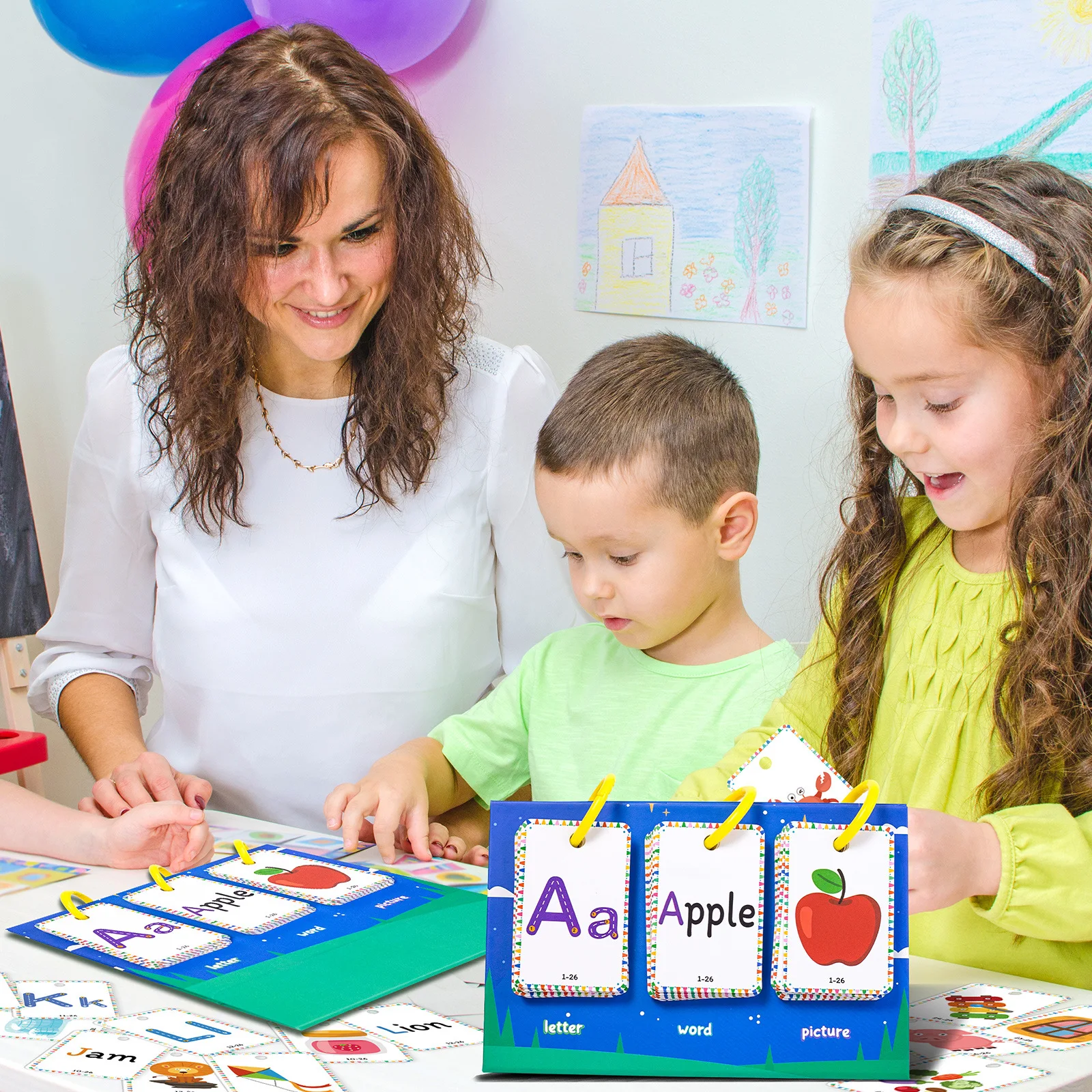 Toy Early Education Letter Card Toddler Flash Cards Paper Cognitive Children Toys
Toy Early Education Letter Card Toddler Flash Cards Paper Cognitive Children Toys