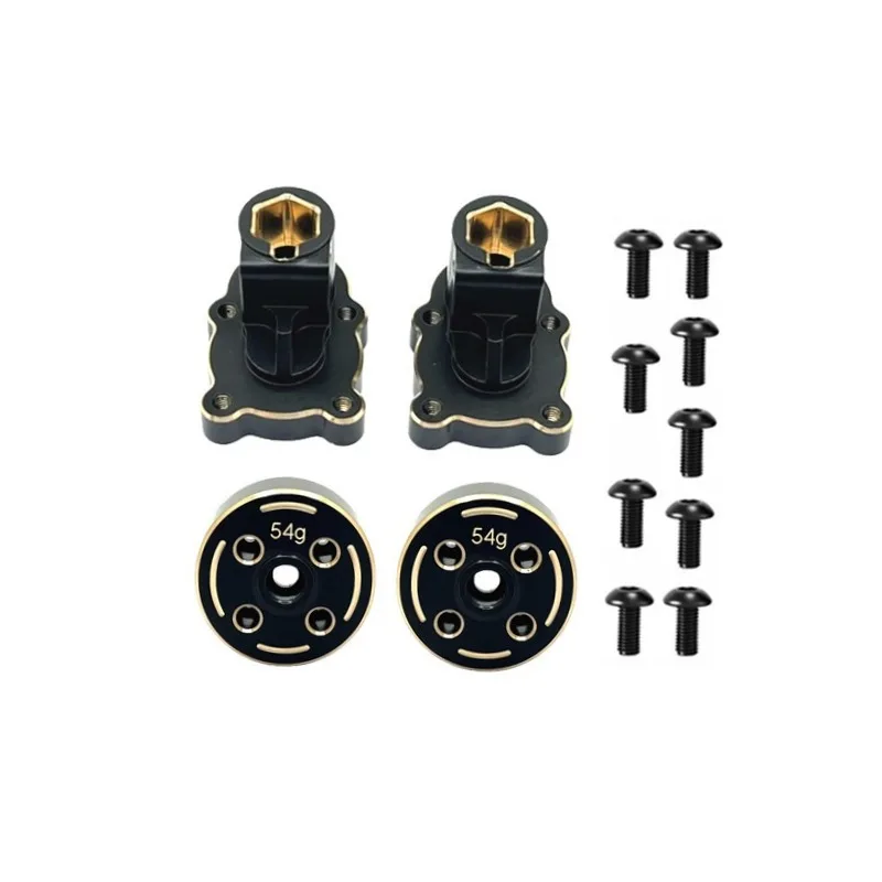 Fit For MJX 1/18 H18P RC Car Upgrade Parts Brass Weight Rear Hub Carrier & Gear Cover Counterweight Accessory
Fit For MJX 1/18 H18P RC Car Upgrade Parts Brass Weight Rear Hub Carrier & Gear Cover Counterweight Accessory