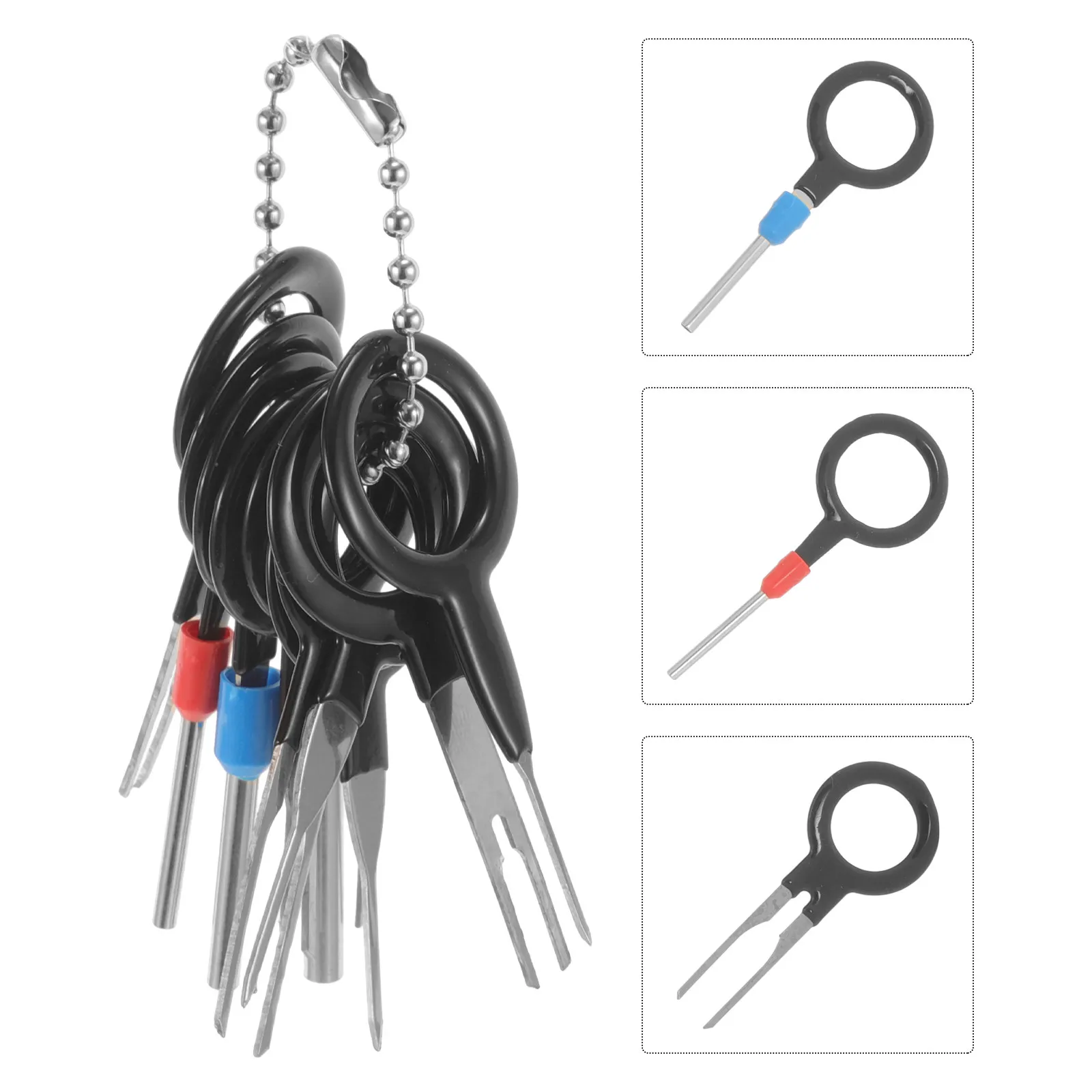 14Pcs Car Terminal Pin Removal Tool Set Sturdy Automotive Electrical Wire Harness Terminal Extractor Kit Pin Removal Tool