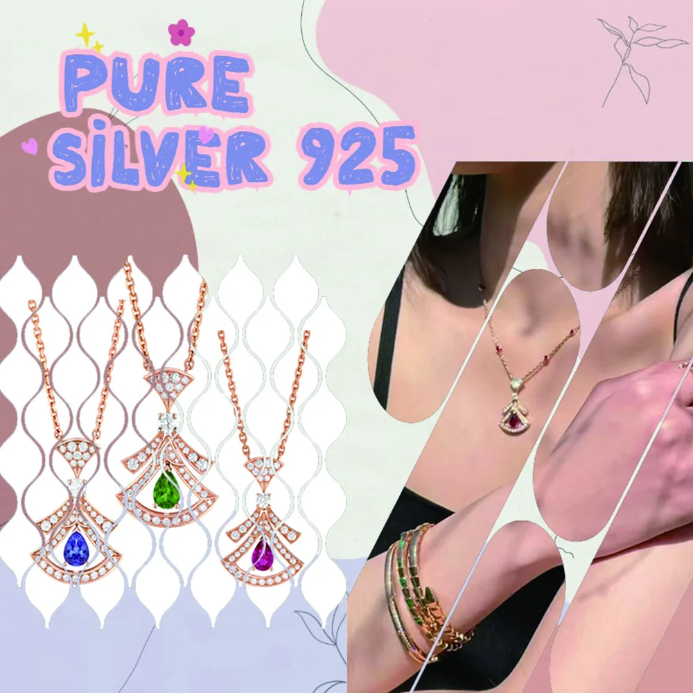 Italian Gorgeous Water Drop Shaped Zircon Hollow Solid Silver Pendant Necklace S925 Women's Necklace Gift
Italian Gorgeous Water Drop Shaped Zircon Hollow Solid Silver Pendant Necklace S925 Women's Necklace Gift