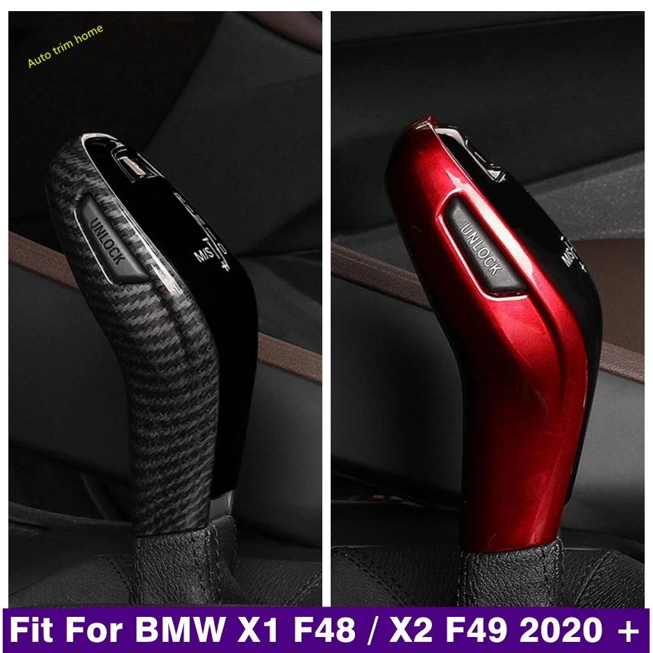 Red / Carbon Fiber Look Car Gear Shift Knob Head Handball Cover Trim Fit For BMW X1 F48 / X2 F49 2020 2021 Accessories Interior
Red / Carbon Fiber Look Car Gear Shift Knob Head Handball Cover Trim Fit For BMW X1 F48 / X2 F49 2020 2021 Accessories Interior