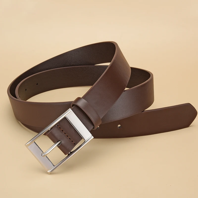 New Luxury Belt for Men PU Leather Belt Metal Pin Buckle High Quality Famous Brand Designer Waist Strap Belts for Jeans Men Belt
New Luxury Belt for Men PU Leather Belt Metal Pin Buckle High Quality Famous Brand Designer Waist Strap Belts for Jeans Men Belt