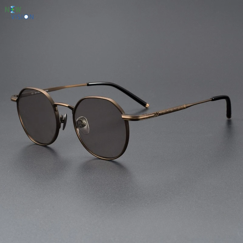 Fashion Sunglasses for Men Retro Pure Titanium Oval Eyewear Women Outdoor Travel UV400 Sun Glasses Support Prescription Lens
Fashion Sunglasses for Men Retro Pure Titanium Oval Eyewear Women Outdoor Travel UV400 Sun Glasses Support Prescription Lens
