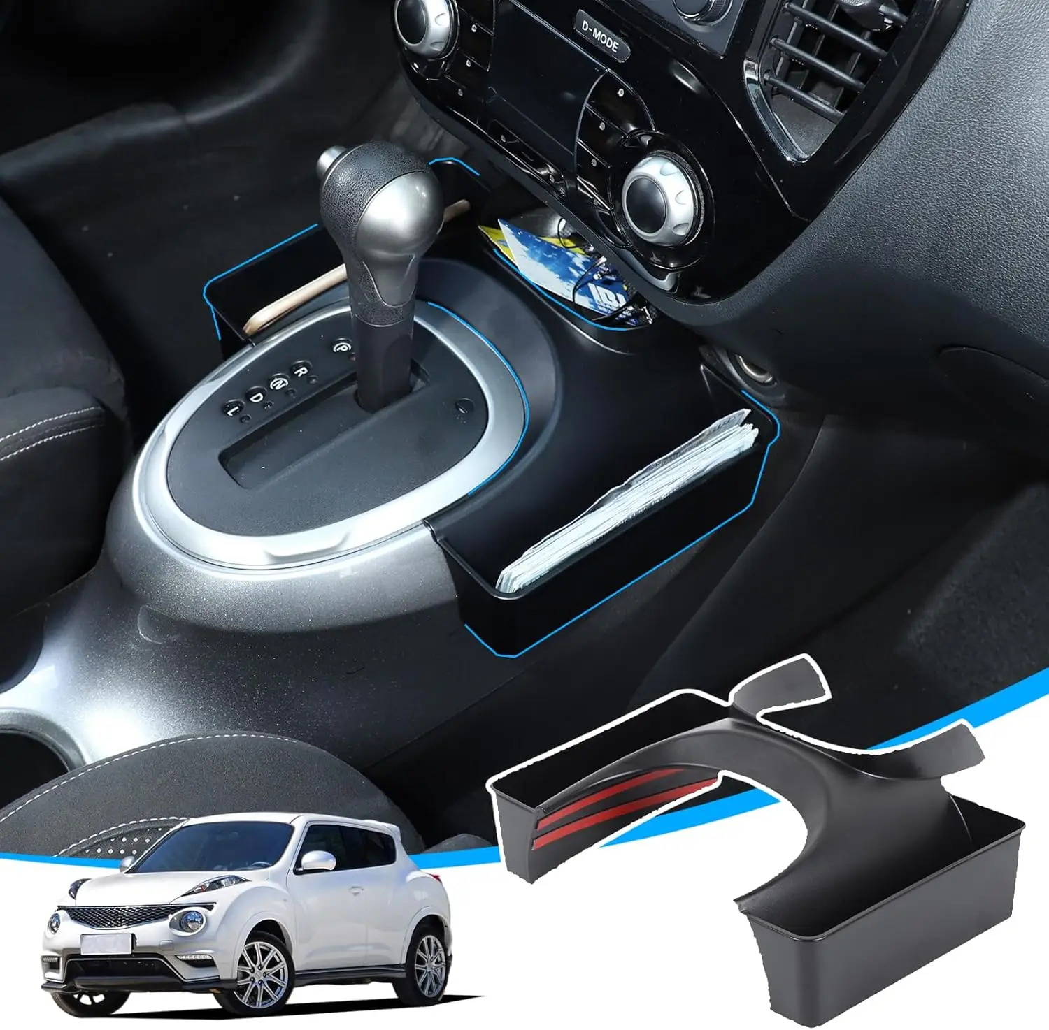 1PCS ABS Center Console Gear Shift Organizer Tray For Nissan Juke 2011-2019 Car Armrest Storage Box For Nissan Juke 2020-2024
1PCS ABS Center Console Gear Shift Organizer Tray For Nissan Juke 2011-2019 Car Armrest Storage Box For Nissan Juke 2020-2024