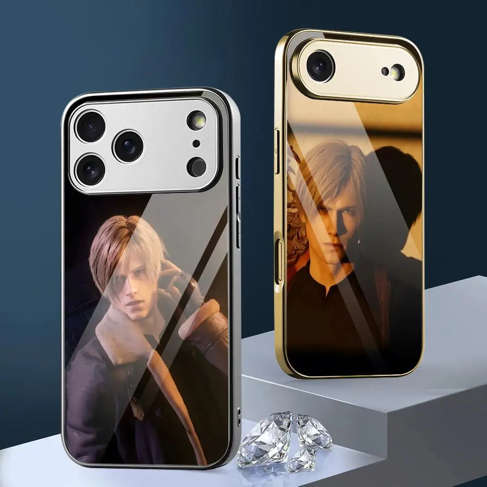 L-Leon S. Kennedy Video Game Phone Case For IPhone 17 16 15 14 13 12 Pro Max Plus Electroplated Metal Bumper Shockproof Case
L-Leon S. Kennedy Video Game Phone Case For IPhone 17 16 15 14 13 12 Pro Max Plus Electroplated Metal Bumper Shockproof Case