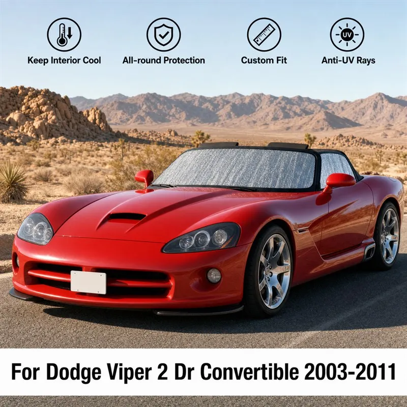 For Dodge Viper 2 Dr Convertible 2003-2011 Full Set Car Window Sunshades UV Block Privacy Heat Insulated Foldable Car Curtain
For Dodge Viper 2 Dr Convertible 2003-2011 Full Set Car Window Sunshades UV Block Privacy Heat Insulated Foldable Car Curtain