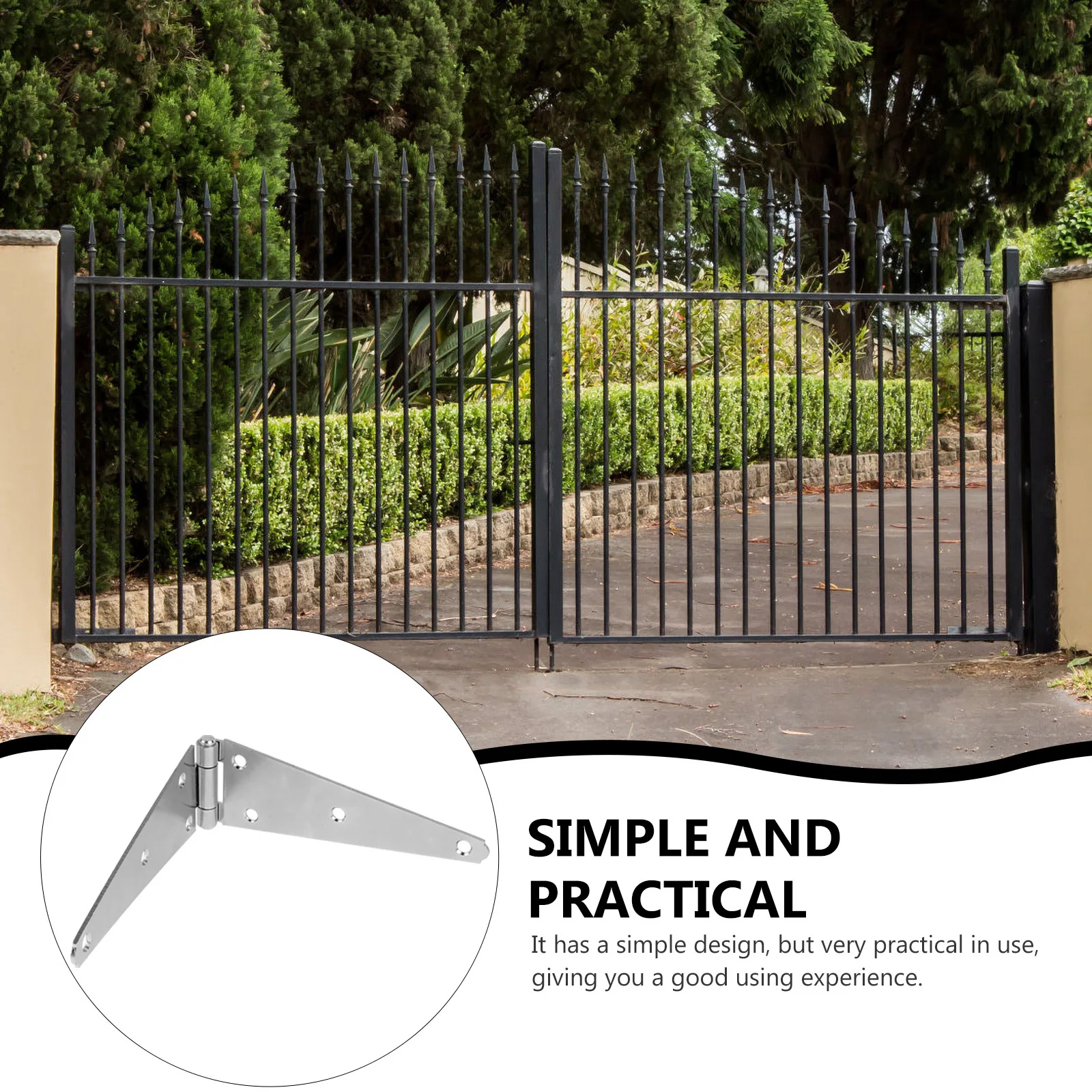 2pcs Heavy Duty Strap Hinge 250Mm For Gate Barn Door Shed Wood Fence Hinges Hardware Kit Strong Iron Mounting Brackets
2pcs Heavy Duty Strap Hinge 250Mm For Gate Barn Door Shed Wood Fence Hinges Hardware Kit Strong Iron Mounting Brackets