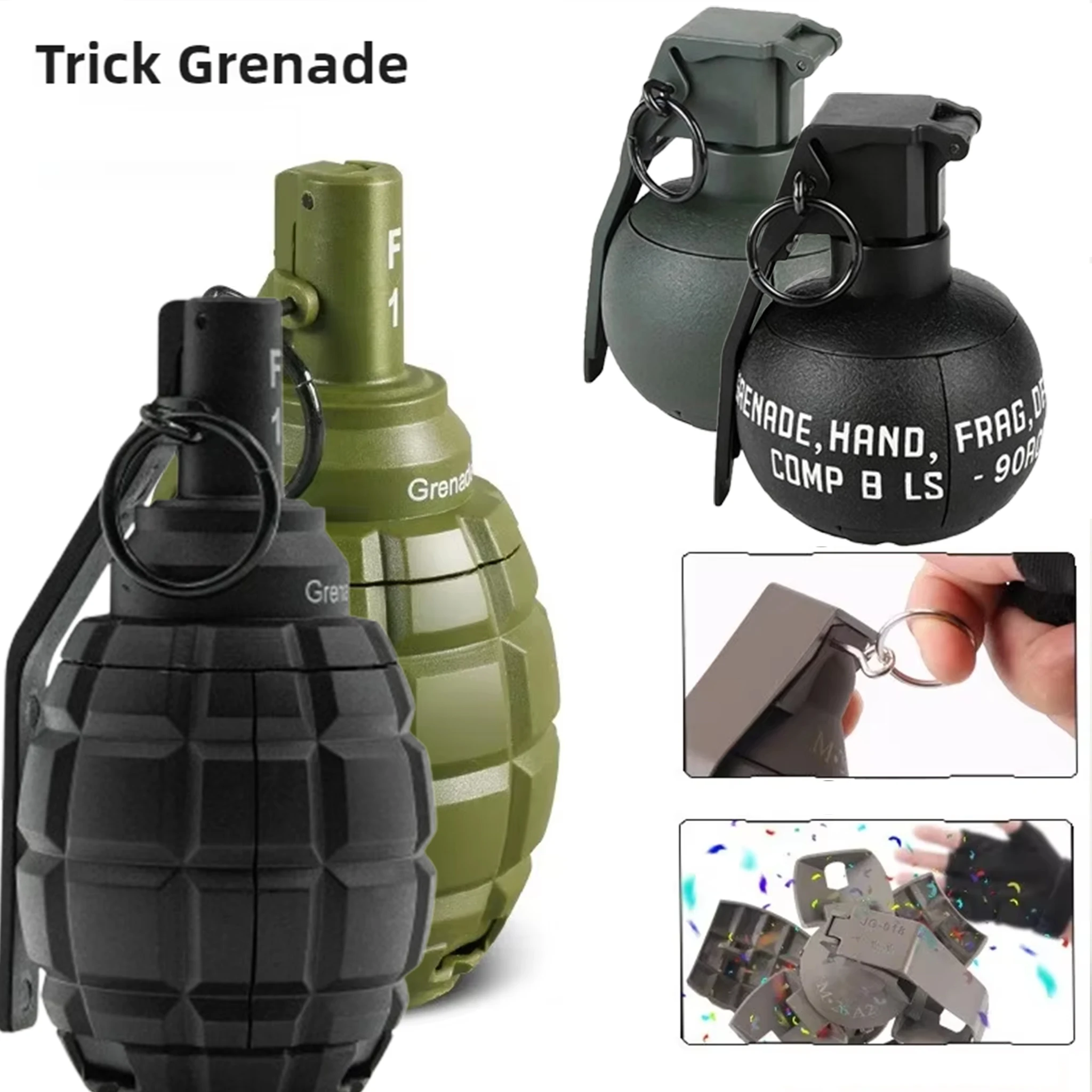 MM Plastic Hand Grenade Dummy Model Tactical Airsoft Paintball CS Role Play Wargame Prop Gift
MM Plastic Hand Grenade Dummy Model Tactical Airsoft Paintball CS Role Play Wargame Prop Gift